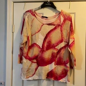 Xoxo open weave knit sweater